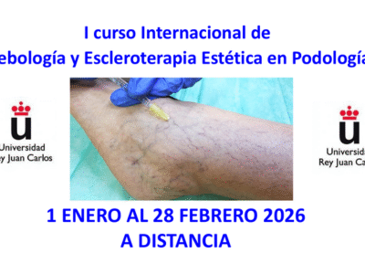 VI JORNADA INTERNACIONAL ONLINE DE FLEBOLOGÍA Y ESCLEROTERAPIA ESTÉTICA EN PODOLOGÍA