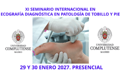 SEMINARIO INTERNACIONAL EN ECOGRAFÍA DIAGNÓSTICA EN PATOLOGÍA DE TOBILLO Y PIE